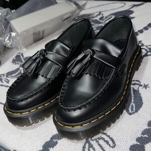 Dr. Martens Black Tassel Loafers